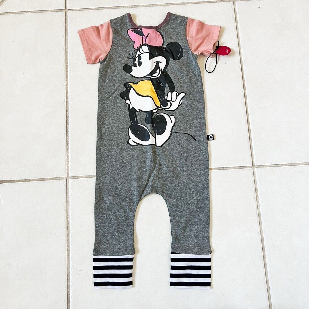 Disney Minnie Mouse Rags Romper 18-24 Months New with Tags